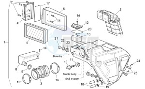 Pegaso Strada-Trail 650 ie drawing Air box