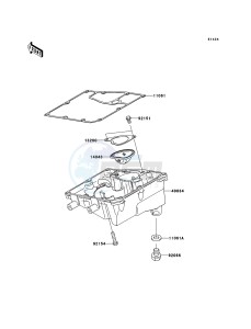 VERSYS_ABS KLE650DDF XX (EU ME A(FRICA) drawing Oil Pan