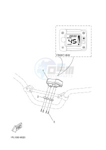 NS50N AEROX NAKED (1PL3 1PL3 1PL3) drawing METER