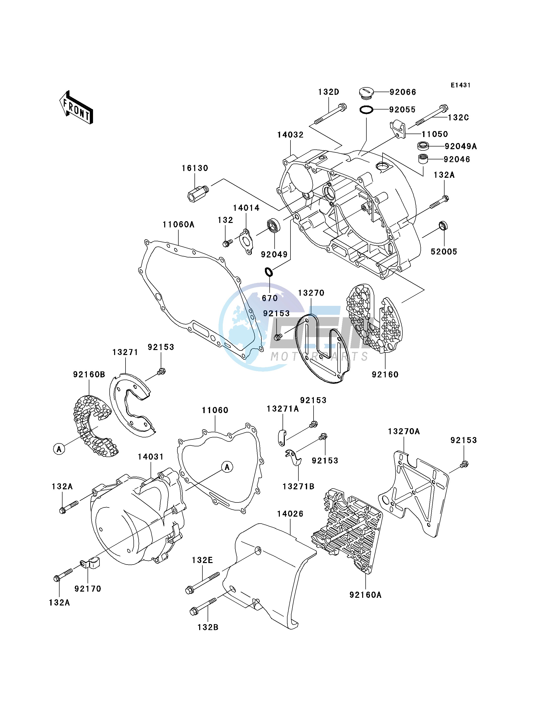 ENGINE COVER-- S- -