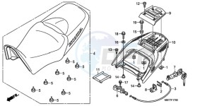 XL1000V9 F / CMF drawing SEAT