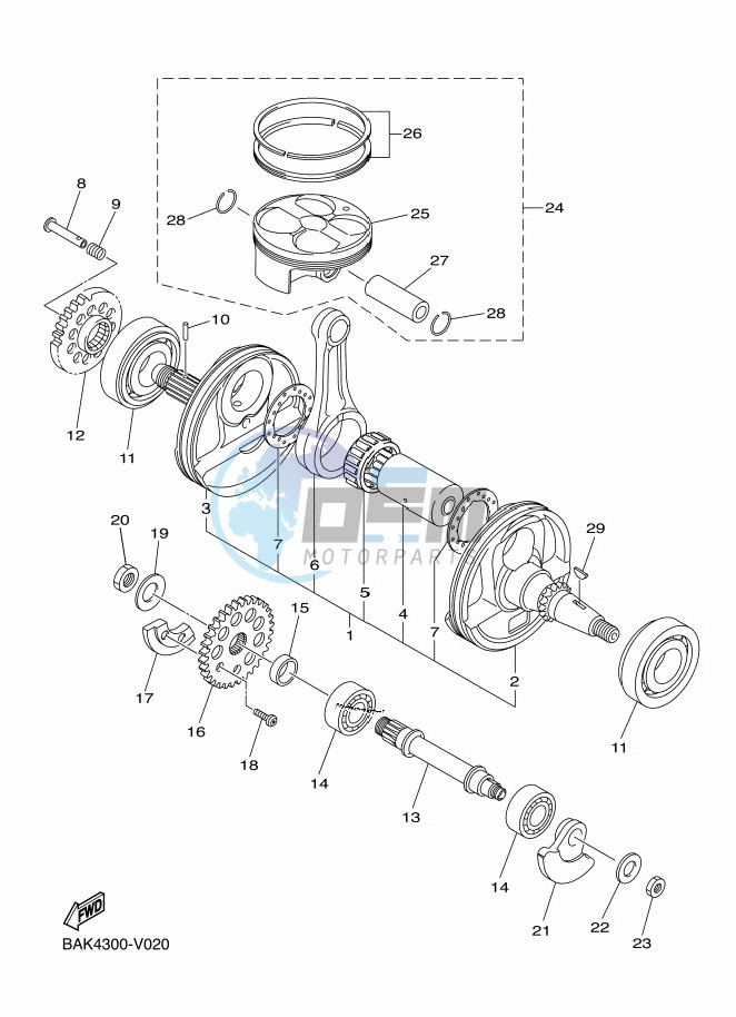 CRANKSHAFT & PISTON