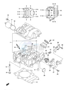 LT-A500XP Z drawing CILINDER HEAD