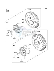 KVF750 4x4 KVF750LCF EU GB drawing Tires