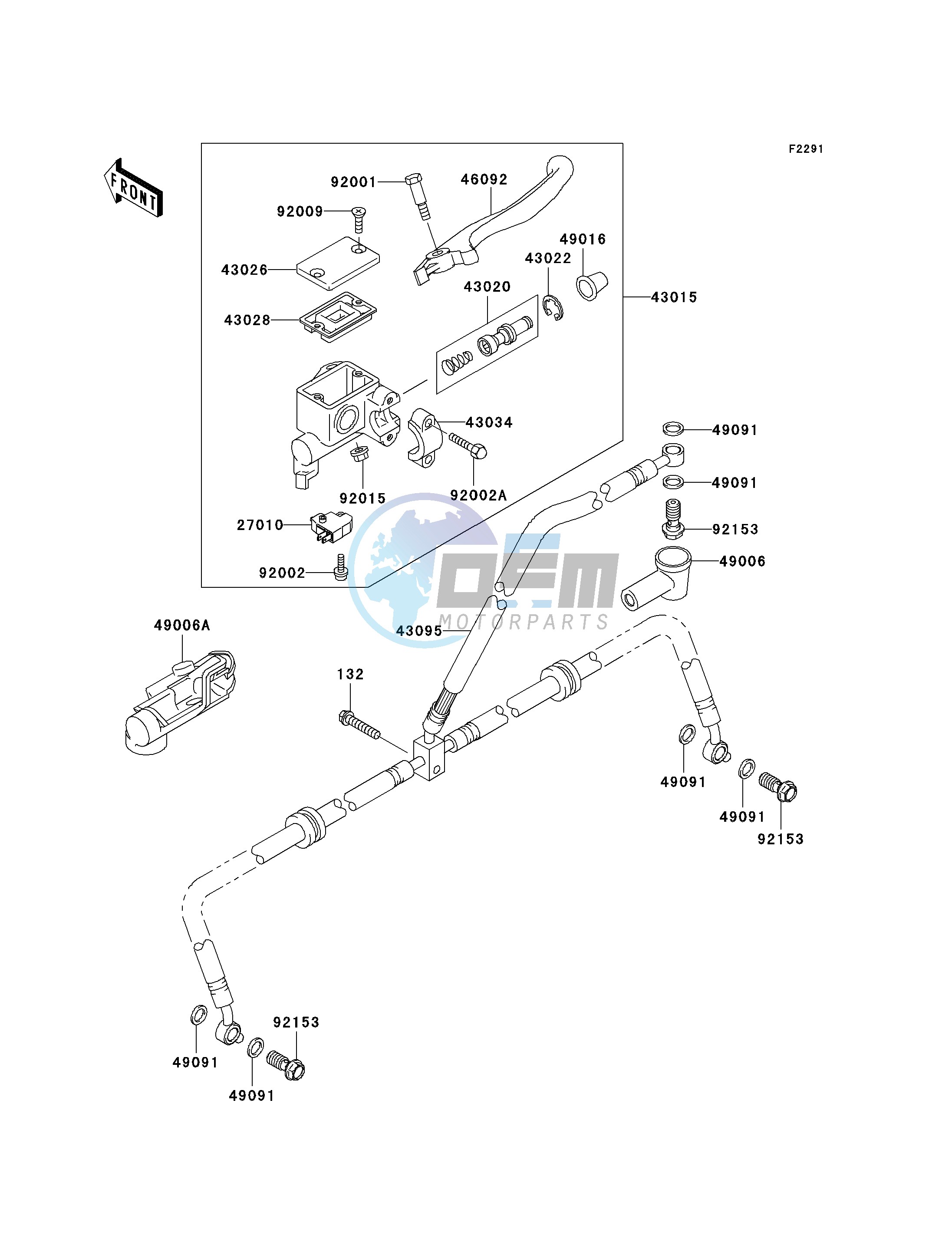 FRONT MASTER CYLINDER