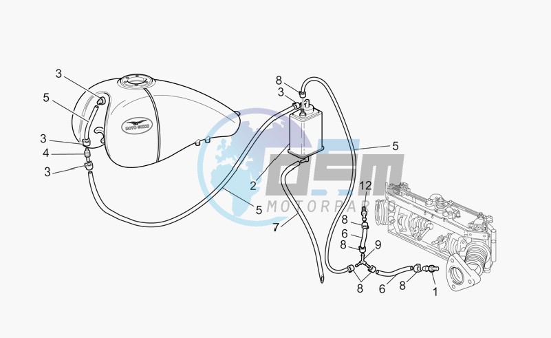 Fuel vapour recover system