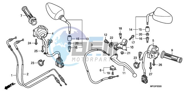 HANDLE LEVER/SWITCH/ CABLE