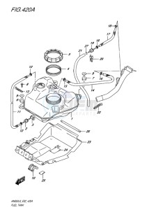 AN650 BURGMAN EU drawing FUEL TANK