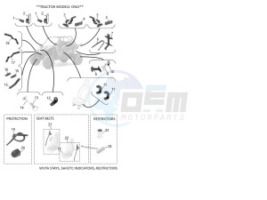 YXZ1000ET YXZ1000R SS (BASN) drawing WVTA STAYS, SAFETY, RESTRICTORS