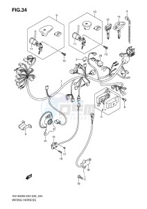 VS1400 (E3-E28) INTRUDER drawing WIRING HARNESS