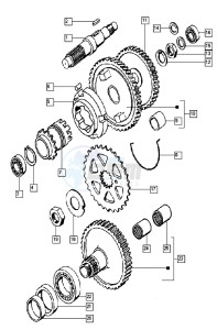 STANDARD_25-45kmh_K3-K7 50 K3-K7 drawing Countershaft