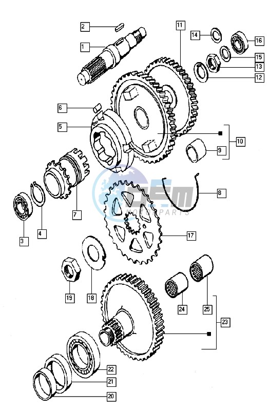 Countershaft