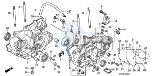 CRF250R9 Europe Direct - (ED / CMF) drawing CRANKCASE