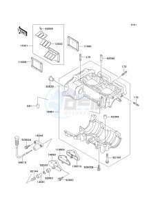 JF 650 K [X2] (K2) [X2] drawing CRANKCASE