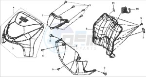 EURO MX 125 DUAL DISK 50 drawing HEAD LIGHT / FR PLATE