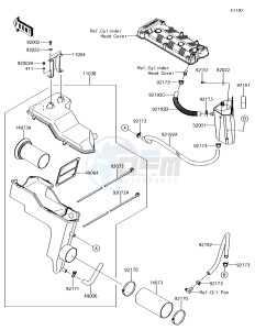 JET SKI ULTRA 310LX JT1500MGF EU drawing Air Cleaner