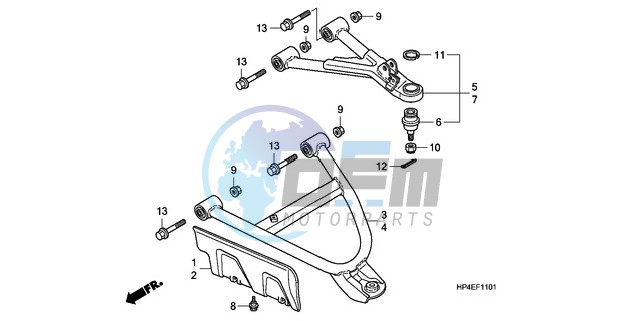 FRONT ARM (4WD)