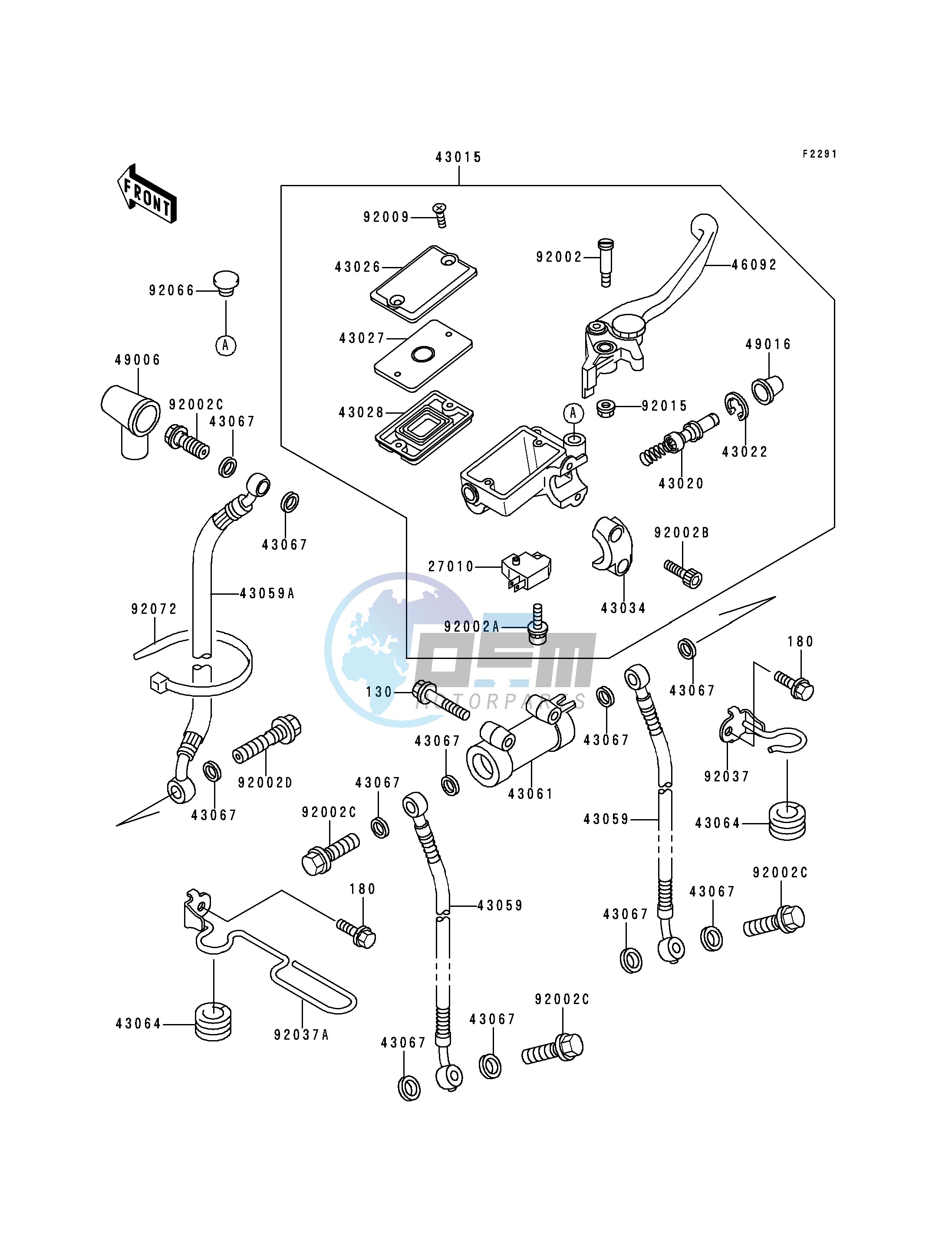 FRONT MASTER CYLINDER