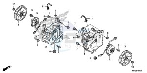 GL1800BE F6B Bagger - GL1800BE UK - (E) drawing COOLING FAN