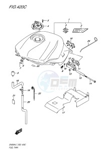 SV650 ABS EU drawing FUEL TANK (YKV)