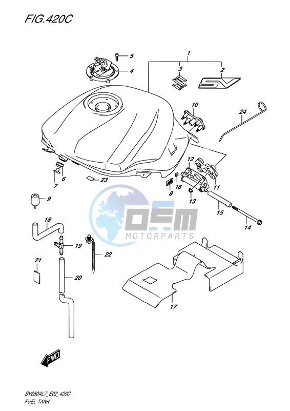 FUEL TANK (YKV)