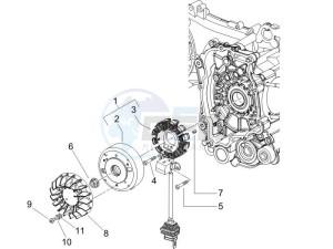 S 125 4T E3 drawing Flywheel magneto