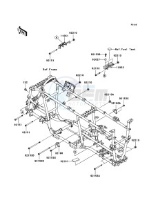 KVF750_4X4 KVF750D8F EU GB drawing Engine Mount