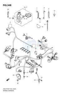 GSX-R750 (E2) drawing WIRING HARNESS (MODEL K3)