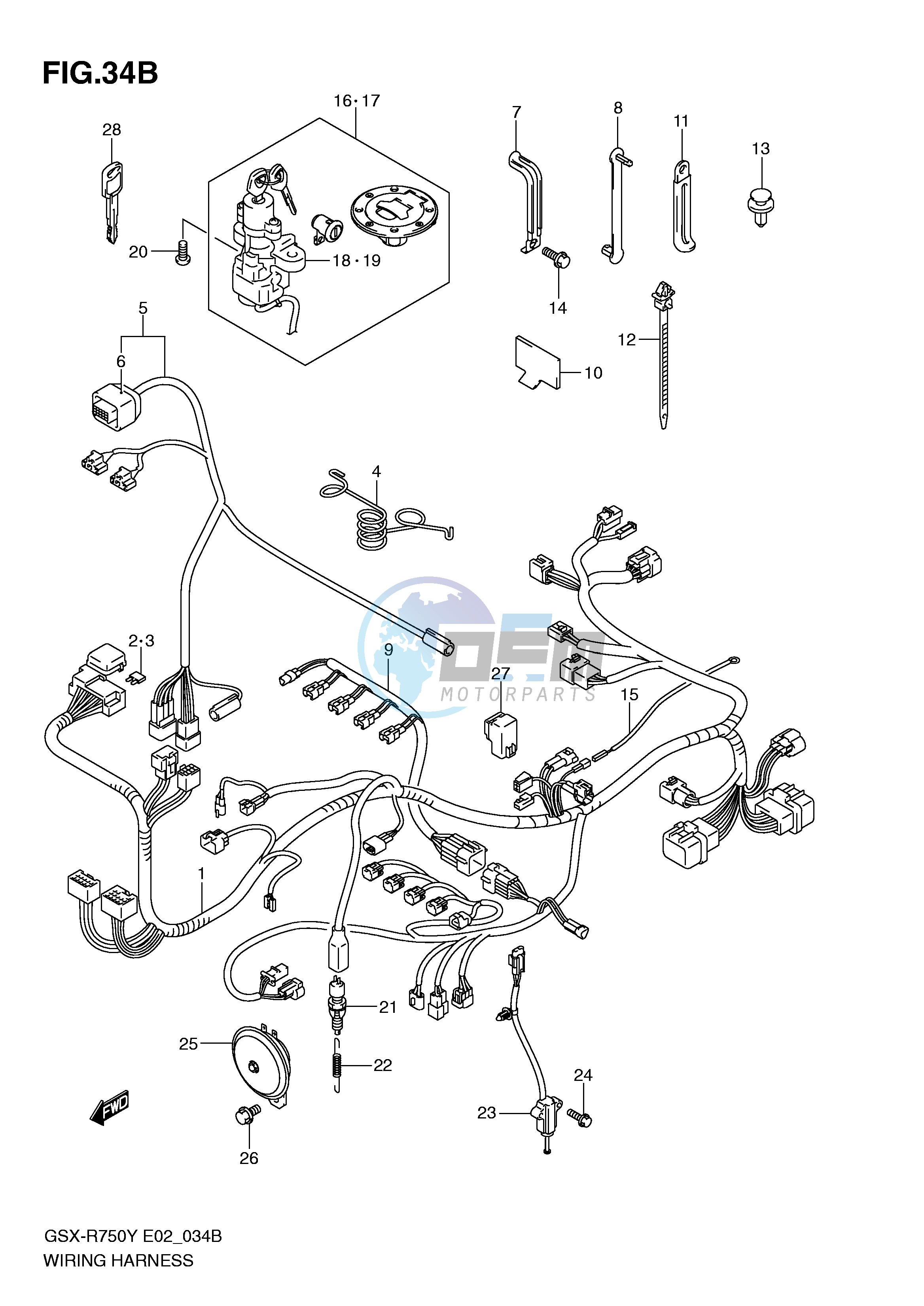 WIRING HARNESS (MODEL K3)