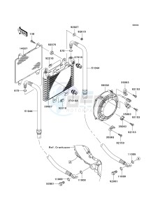 KVF 360 A [PRAIRIE 360 4X4] (A6F-A9F) A7F drawing OIL COOLER