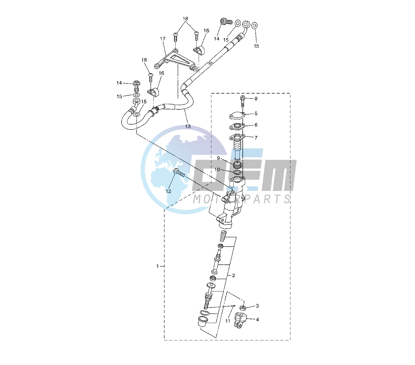 REAR MASTER CYLINDER