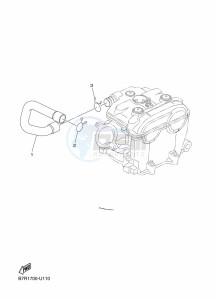 WR450F (B7R9) drawing AIR INDUCTION SYSTEM