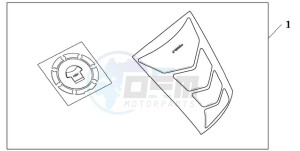 CB600FA39 Spain - (SP / ABS ST) drawing TANKPAD / FUEL LID COVER