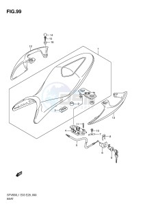 SFV650 (E3-E28) Gladius drawing SEAT (SFV650L1 E3)