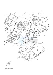 NS50 AEROX (1PH1 1PH1 1PH1) drawing LEG SHIELD