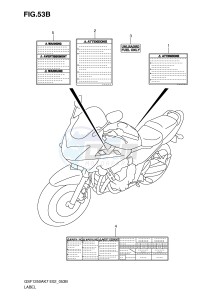 GSF1250 (E2) Bandit drawing LABEL (MODEL K9)