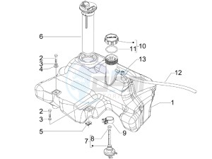 S 150 4T USA drawing Fuel Tank