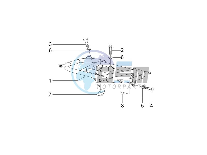 Rear luggage rack