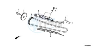 NC700XAC drawing CAM CHAIN/ TENSIONER