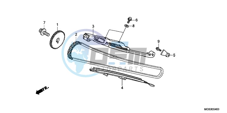 CAM CHAIN/ TENSIONER