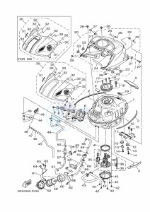 YZF320-A YZF-R3 (B2X9) drawing FUEL TANK