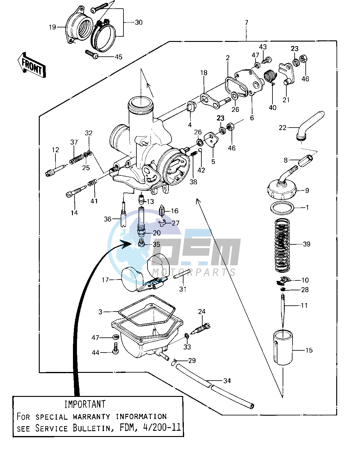 CARBURETOR -- F_NO. 522925-- -