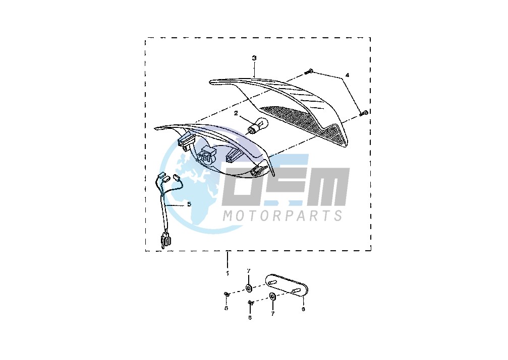 TAILLIGHT -PLATE HOLDER