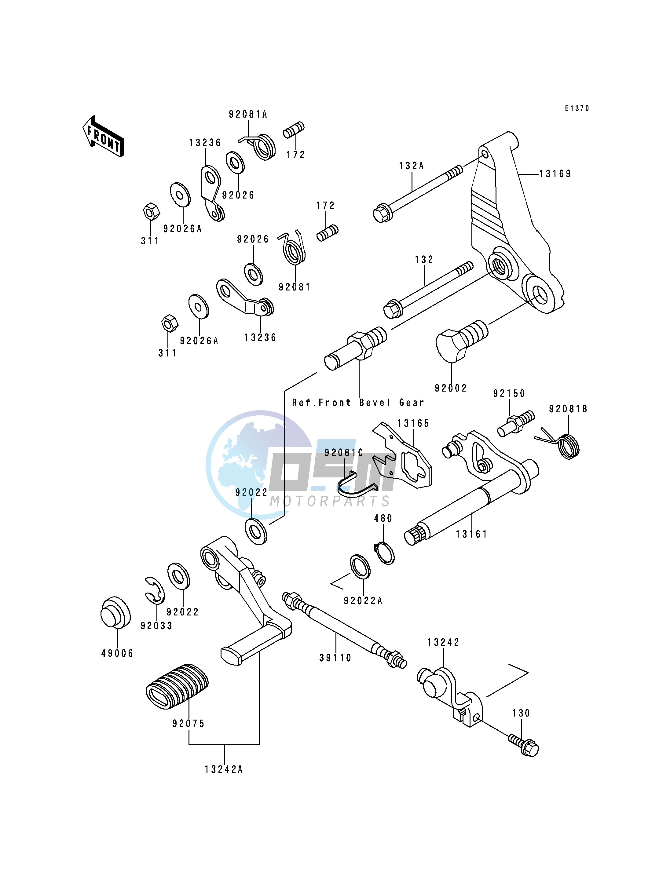 GEAR CHANGE MECHANISM