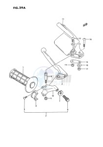 RMX250 (E3) drawing LEFT KNUCKLE COVER (MODEL N P R S T)