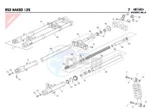 RS2-125-NACKED-BLACK drawing SUSPENSION