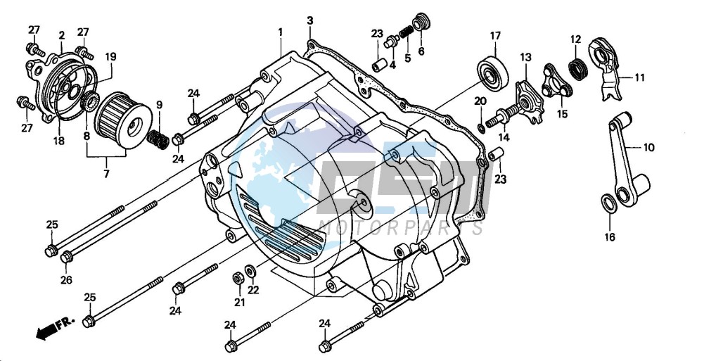 FRONT CRANKCASE COVER (S)