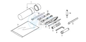 TRX420FE FOURTRAX ES drawing TOOLS