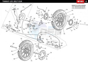 TANGO-125-E4-BLACK drawing WHEELS - BRAKES