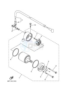 YFM700FWAD GRIZZLY 700 EPS (BDEF) drawing STARTING MOTOR